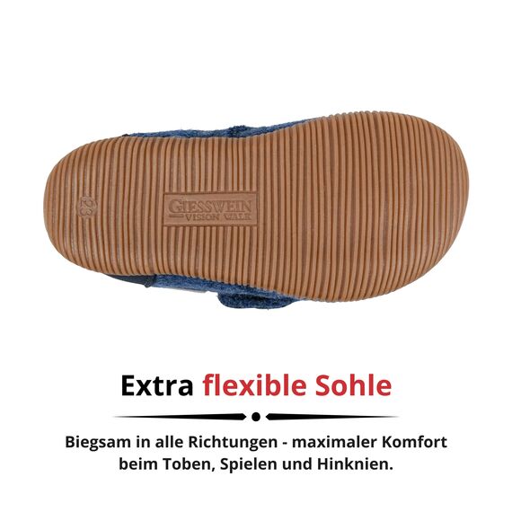 Giesswein Unisex Kinder Oberstaufen Ungefüttert Hausschuhe, Jeans 52719 EU