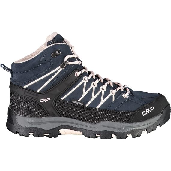CMP Kinder Rigel Mid Trekking Shoe Wp, Asphalt-Rose, 38