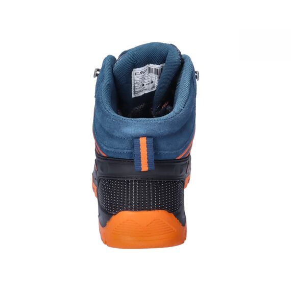 CMP Kids Rigel Mid Trekking Shoes Wp, Wanderschuhe, Bluesteel-Flame,