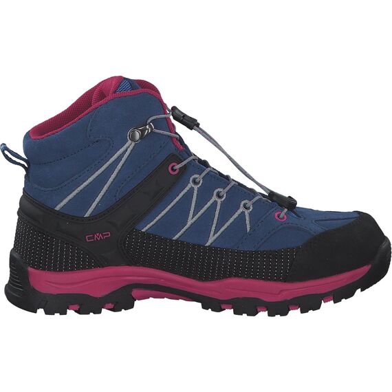 CMP Kids Rigel Mid Trekking Shoes Wp, Wanderschuhe, Ocean-Fuxia,