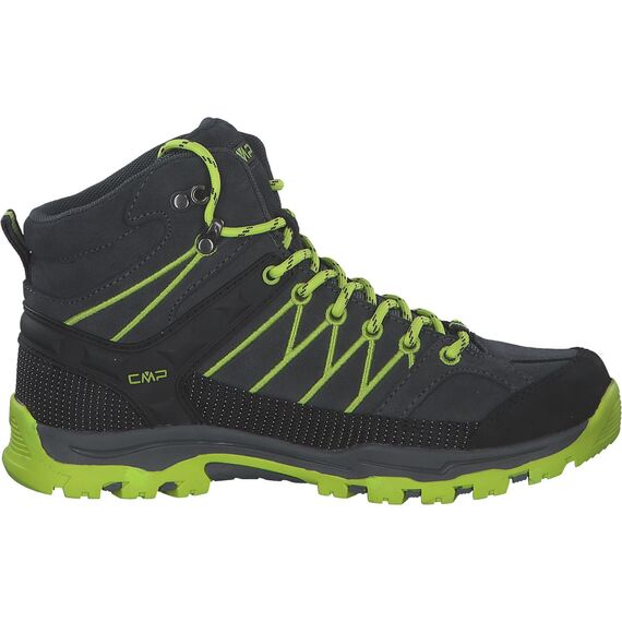 CMP Kids Rigel Mid Trekking Shoes Wp, Wanderschuhe, Titanio-Acido,