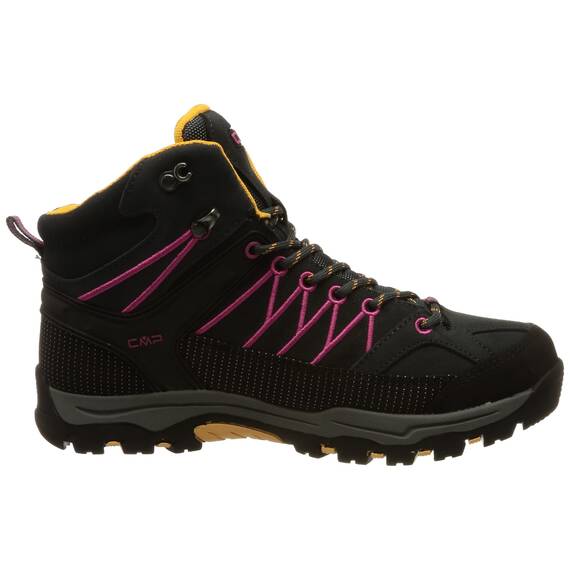 CMP Rigel Mid Trekking Wp Walking Shoe, Antracite-Bouganville, 41 EU, 3Q12944J