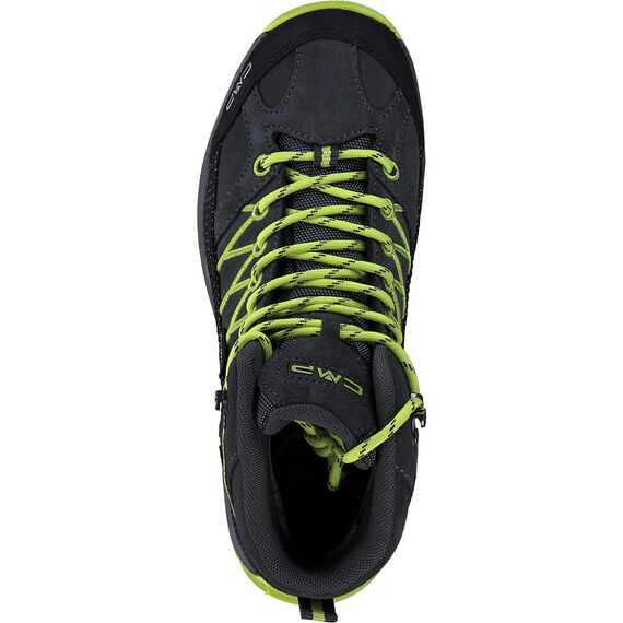 CMP Kids Rigel Mid Trekking Shoes Wp, Wanderschuhe, Titanio-Acido,