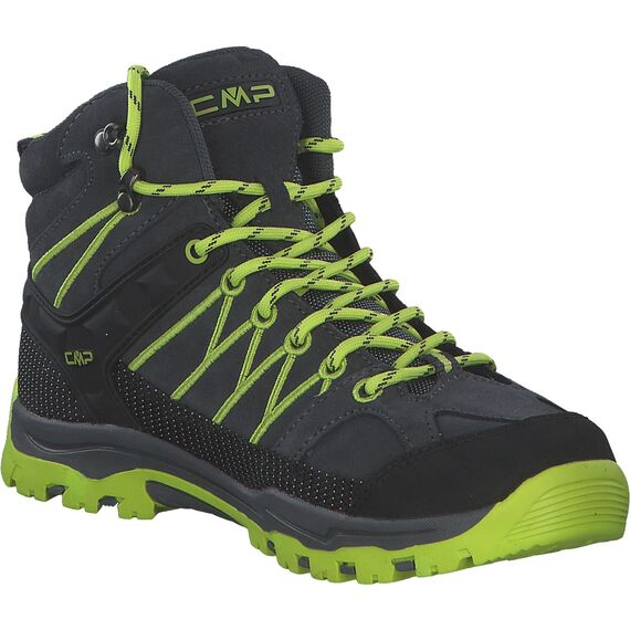 CMP Kids Rigel Mid Trekking Shoes Wp, Wanderschuhe, Titanio-Acido,