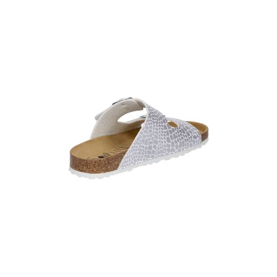 Lico Damen Bioline Platino Pantoletten, Weiss Silber, 36 EU