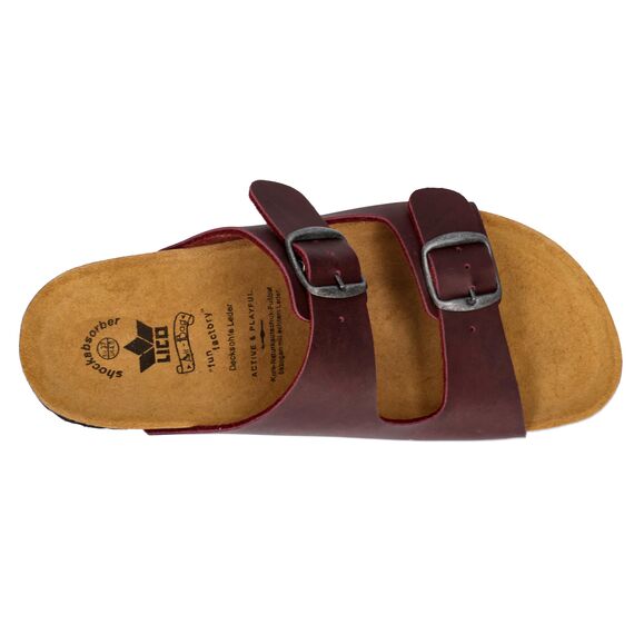 Lico Bioline Pantolette, rot, 36 EU