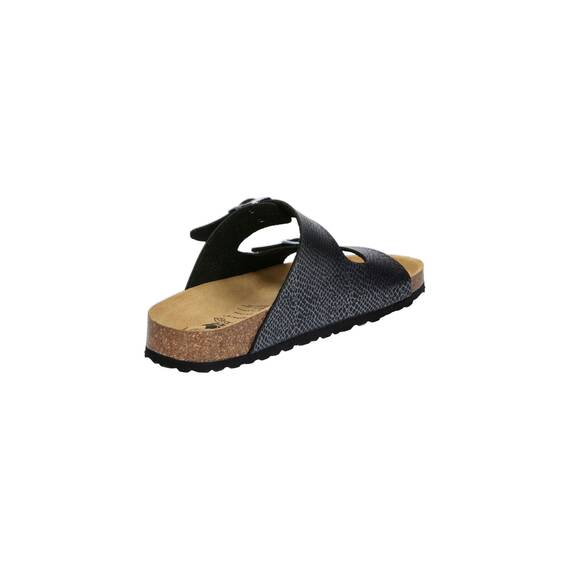 Lico Damen Bioline Platino Pantoletten, Schwarz Silber, 41 EU