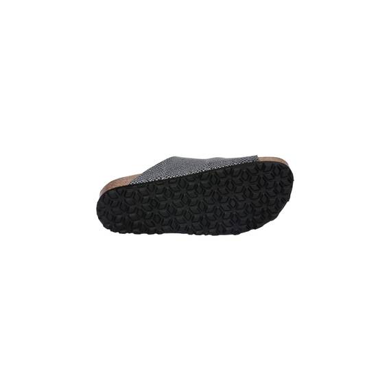 Lico Damen Bioline Platino Pantoletten, Schwarz Silber, 41 EU