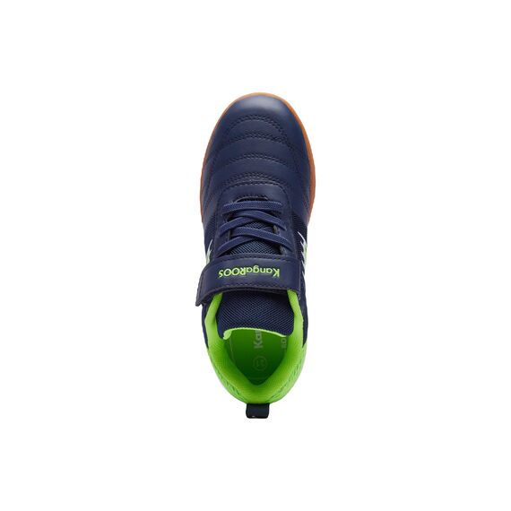 KangaROOS K5-super Court Ev, Sneaker Unisex Kinder, Dark Navy Lime 4054, 31 EU