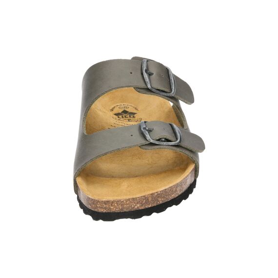 Lico Bioline Pantolette, Grau, 38 EU