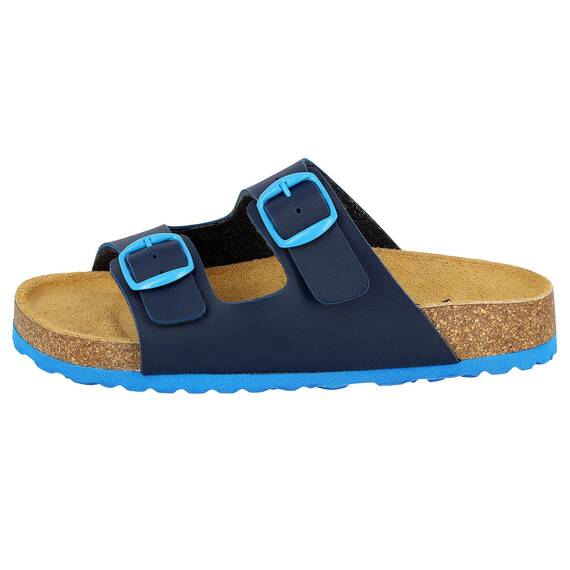 Lico Jungen BIOLINE KIDS Pantoletten, Marine/ Blau, 40 EU