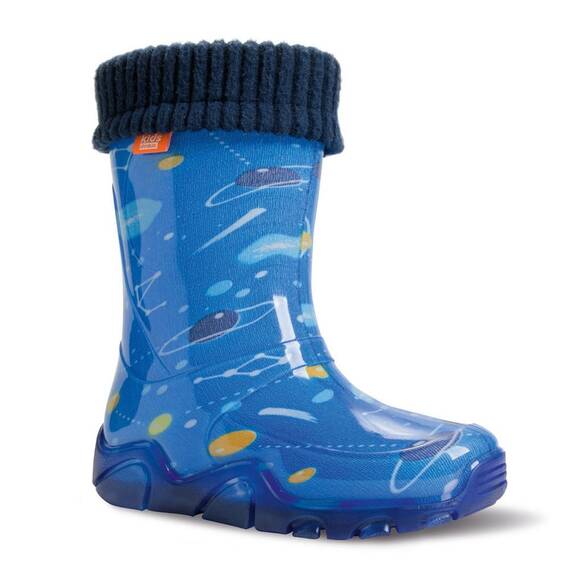 DEMAR. Kinder Gummistiefel gefüttert Stormer LUX (30/31, Kosmos)