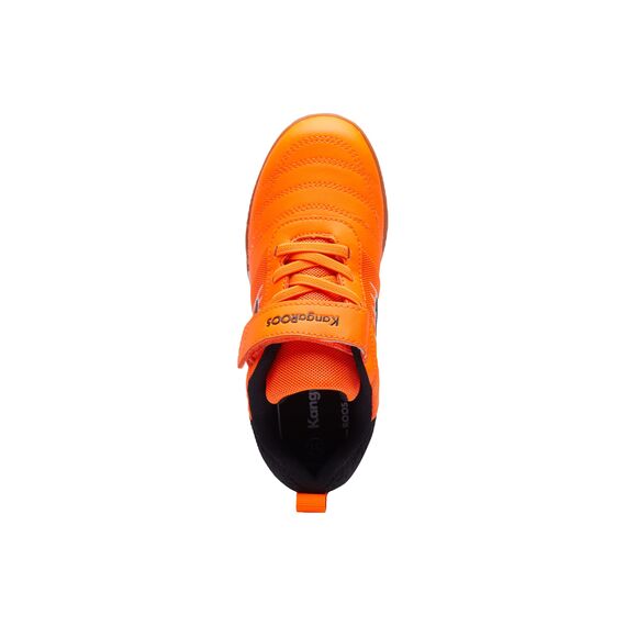 KangaROOS K5-super Court Ev, Sneaker Unisex Kinder, Neon Orange Jet Black 7950, 35 EU