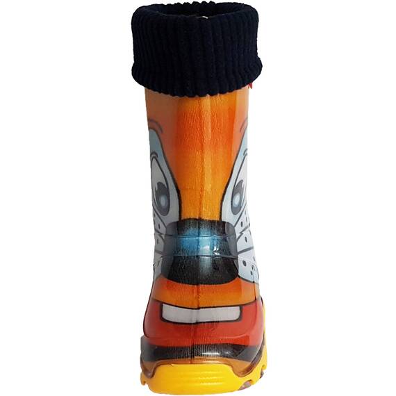 DEMAR Kinder Gummistiefel gefüttert STORMER LUX (Size 22/23 EU) Katze