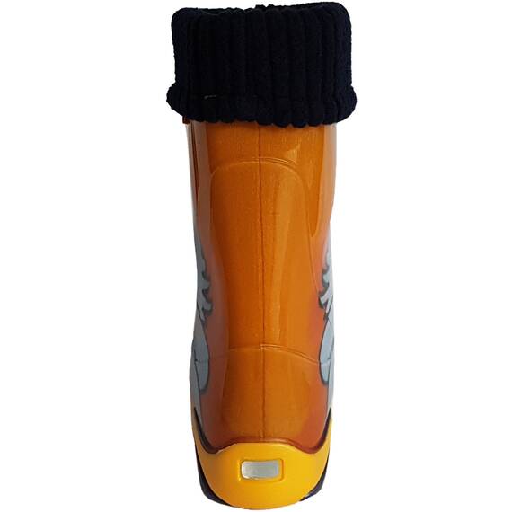 DEMAR Kinder Gummistiefel gefüttert STORMER LUX (Size 22/23 EU) Katze