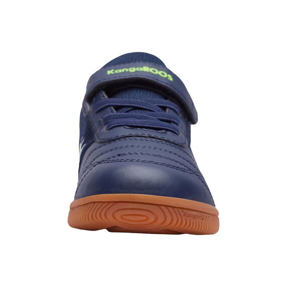KangaROOS K5-super Court Ev, Sneaker Unisex Kinder, Dark Navy Lime 4054, 34 EU