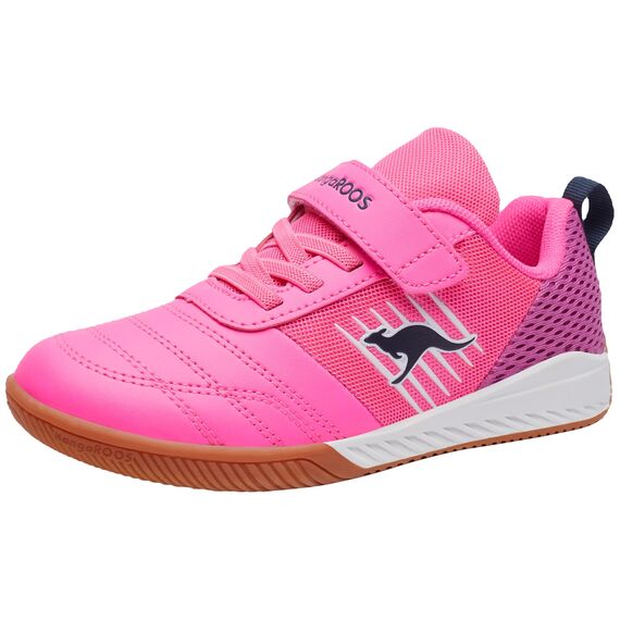 KangaROOS K5-super Court Ev, Sneaker Unisex Kinder, Neon Pink Fuchsia 6211, 31 EU
