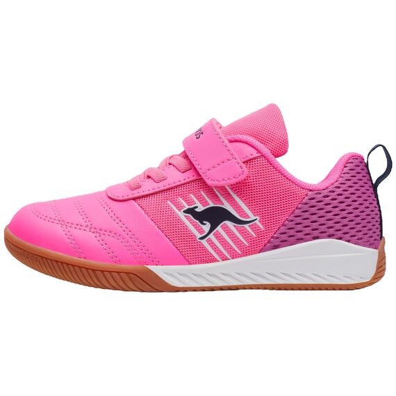 KangaROOS K5-super Court Ev, Sneaker Unisex Kinder, Neon Pink Fuchsia 6211, 34 EU