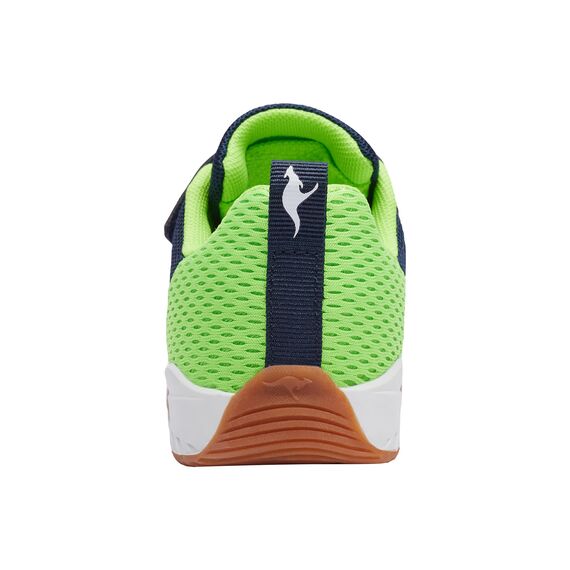 KangaROOS K5-super Court Ev, Sneaker Unisex Kinder, Dark Navy Lime 4054, 34 EU