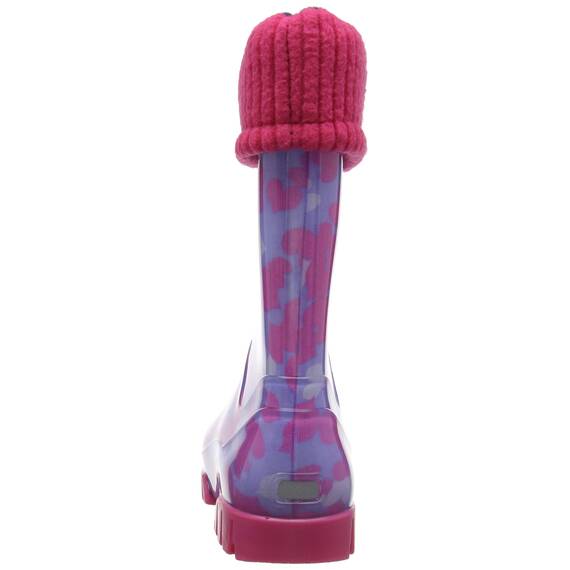 DEMAR Kinder Gummistiefel gefüttert Twister LUX (30/31, Herzen)