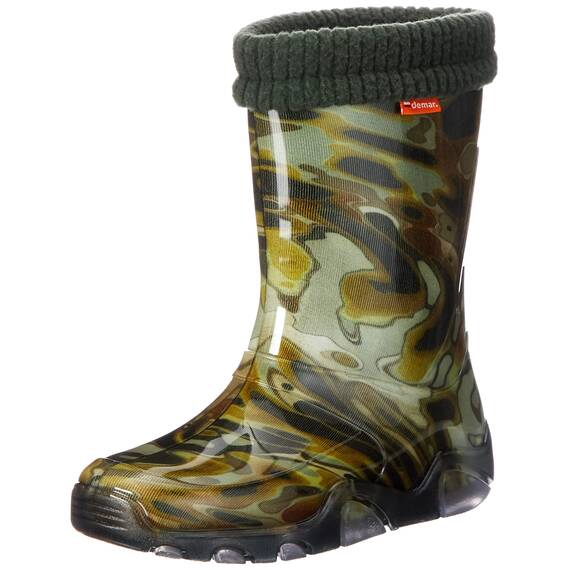 DEMAR Kinder Gummistiefel gefüttert STORMER LUX (Size 30/31 EU) Tarn