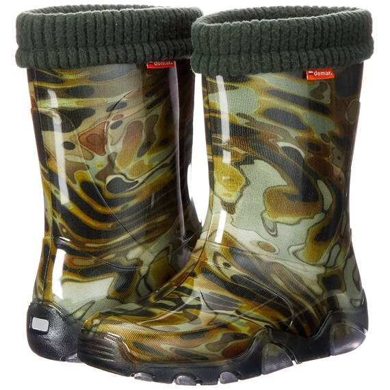 DEMAR Kinder Gummistiefel gefüttert STORMER LUX (Size 30/31 EU) Tarn