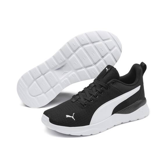 PUMA Unisex Kinder Anzarun Lite Jr Sneaker, Puma Black Puma White, 37 EU