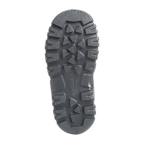 DEMAR Eva federleichte Kinder Gummistiefel mit Stulpe gefüttert Mammut-S (26/27, Graphit)