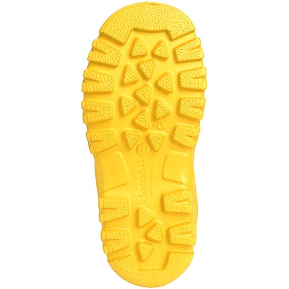 DEMAR. Eva federleichte Kinder Gummistiefel mit Stulpe gefüttert Mammut-S (34/35, Gelb)