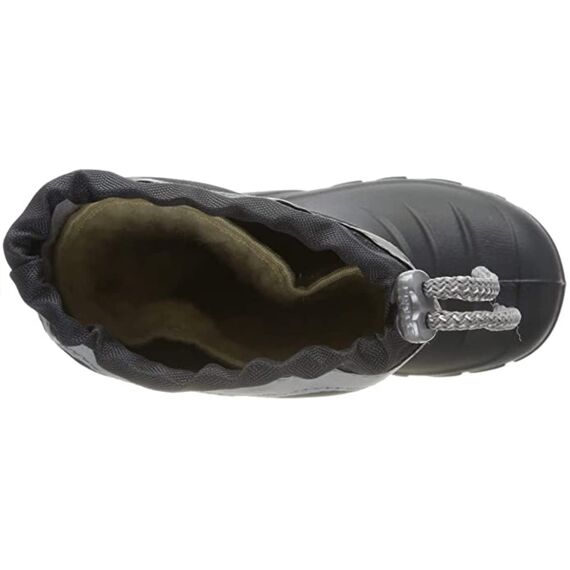 DEMAR Eva federleichte Kinder Gummistiefel mit Stulpe gefüttert Mammut-S (28/29, Graphit)