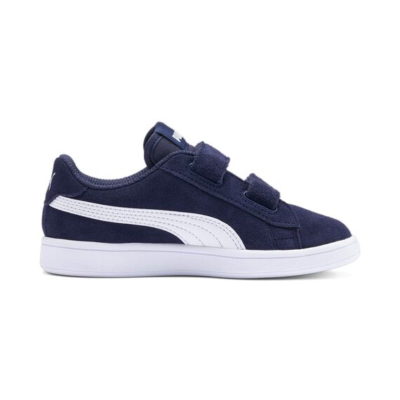 PUMA Unisex Kinder Puma Smash v2 SD V PS Niedrig, Peacoat-Puma White, 35 EU