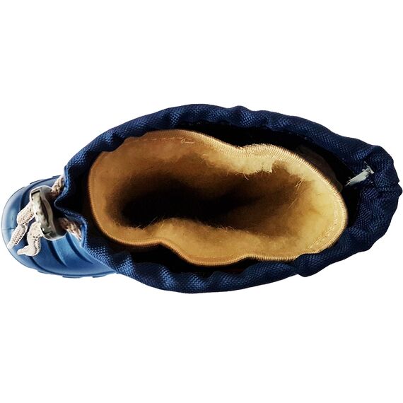 demar. Kinder Mädchen Jungen Gummistiefel Wolle gefüttert Regenstiefel leichtes Eva Material Blau 30/31 EU