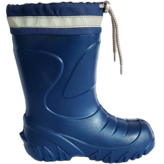 demar. Kinder Mädchen Jungen Gummistiefel Wolle gefüttert Regenstiefel leichtes Eva Material Blau 32/33 EU