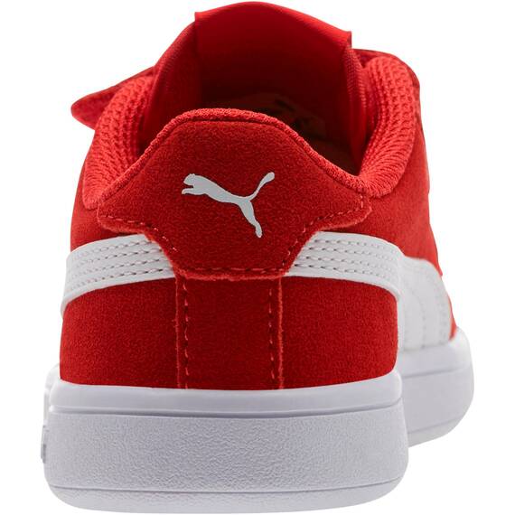 PUMA Unisex Kinder Smash V2 Sd V Ps Turnschuhe, High Risk Red Puma White, 30 EU