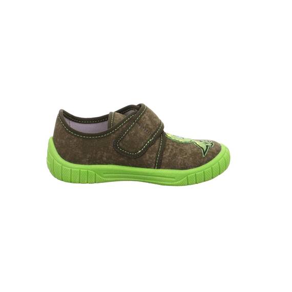 Superfit Jungen Bill Hausschuh, Grün 7010, 24 EU Weit