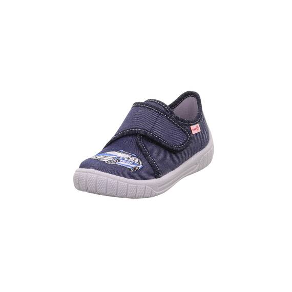 Superfit Jungen Bill Hausschuhe 1-800278 Hausschuhe, Blau Grau 8080, 27 EU