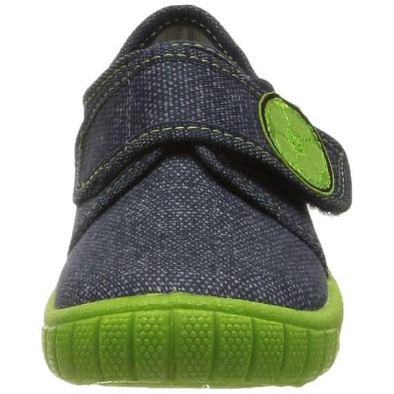 Superfit Jungen Bill Hausschuh,BLAU/GRÜN 8030,33 EU