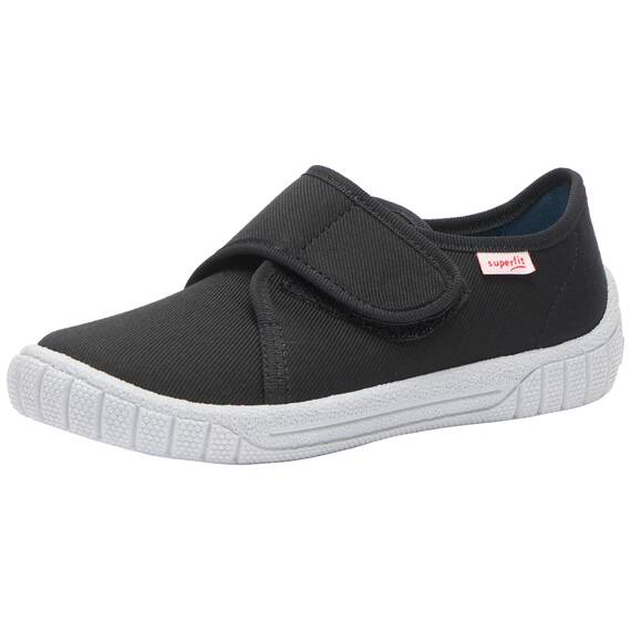 Superfit Jungen Bill Hausschuh, Schwarz 0118, 32 EU X-Weit