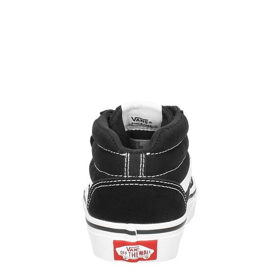 Vans Unisex Kinder Ward Mid V Sneaker, (Suede/Canvas) Black/White, 18 EU