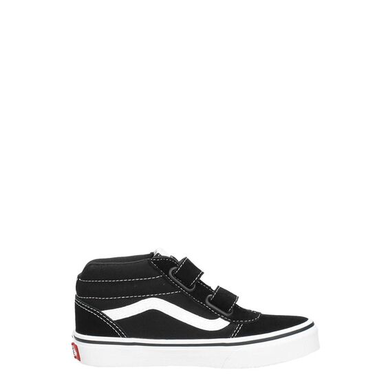 Vans Unisex Jungen Ward Mid V Sneaker, (Suede/Canvas) Black/White, 36 EU