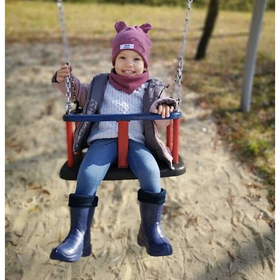 LEMIGO Kinder Eva Gummistiefel gefüttert TERMIX 861 (28/29, dunkelblau)