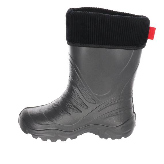 LEMIGO Termix federleichte EVA Gummistiefel gefüttert (Carbone/Grau, 26/27 EU)
