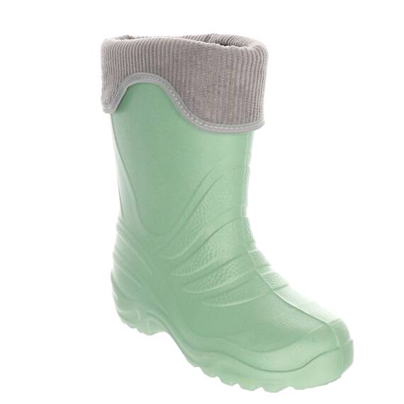 LEMIGO Termix federleichte Kinder EVA Gummistiefel gefüttert (Minze, 28/29 EU)
