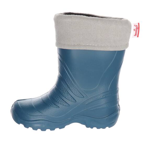 LEMIGO Termix federleichte EVA Gummistiefel gefüttert (Petrol, 24/25 EU)