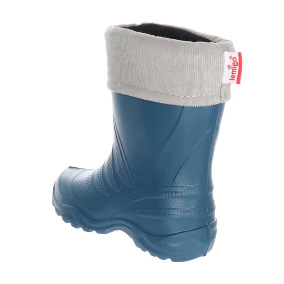 LEMIGO Termix federleichte EVA Gummistiefel gefüttert (Petrol, 24/25 EU)