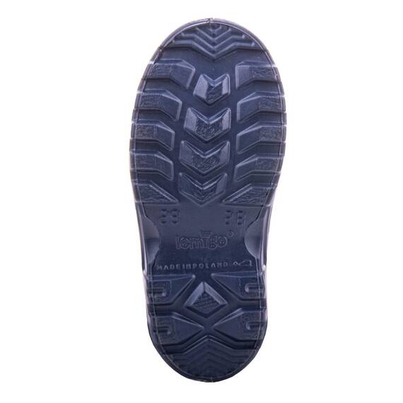 LEMIGO Unisex Kinder EVA Gummistiefel Gefüttert Leichte Warme Regenstiefel Jungen Mädchen TERMIX 861 22-37 EU (Dunkelblau, 34/35)