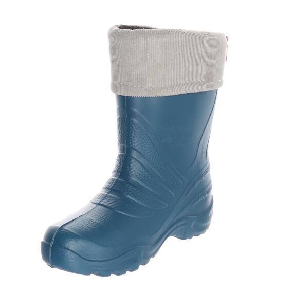 LEMIGO Termix federleichte EVA Gummistiefel gefüttert (Petrol, 28/29 EU)