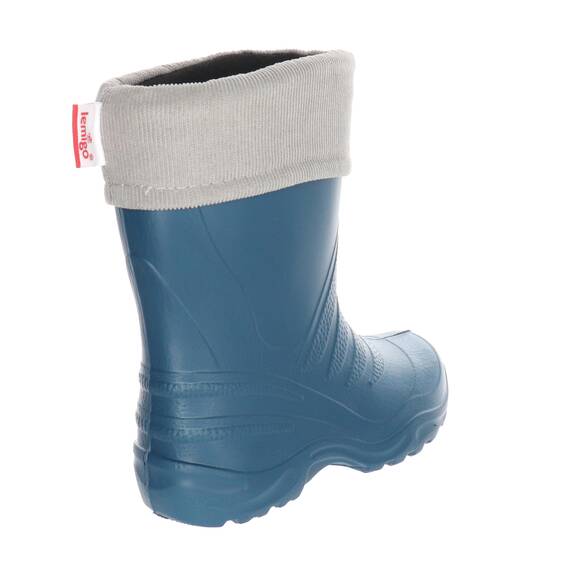 LEMIGO Termix federleichte EVA Gummistiefel gefüttert (Petrol, 32/33 EU)