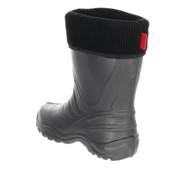 LEMIGO Termix federleichte EVA Gummistiefel gefüttert (Carbone/Grau, 32/33 EU)