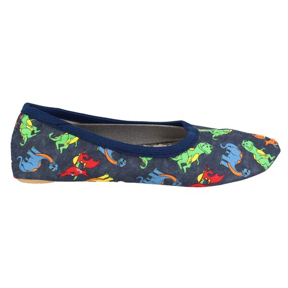 Beck Unisex Kinder Dinosaurus Gymnastikschuhe, Blau, 32 EU